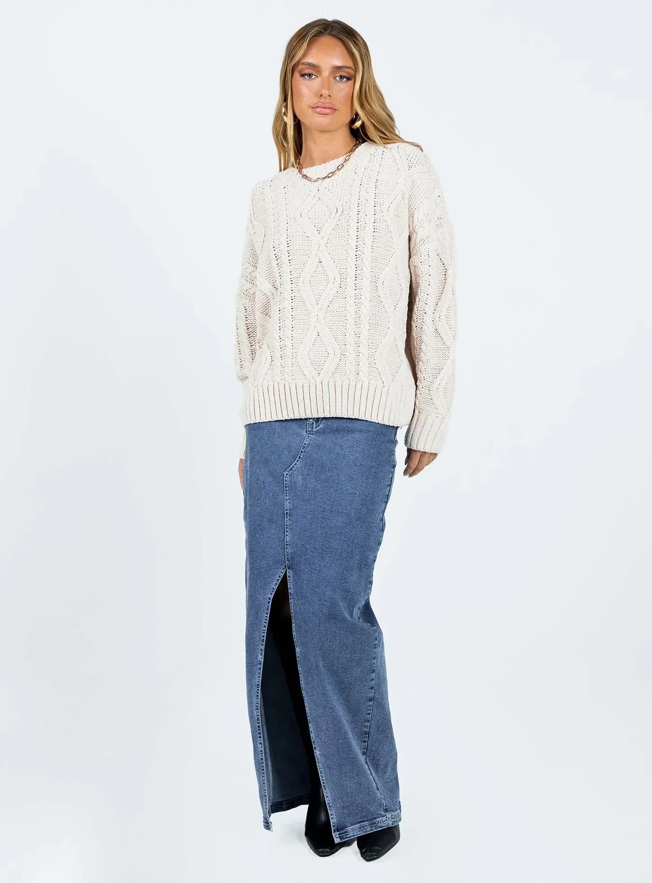 Anaya Oversized Sweater Beige