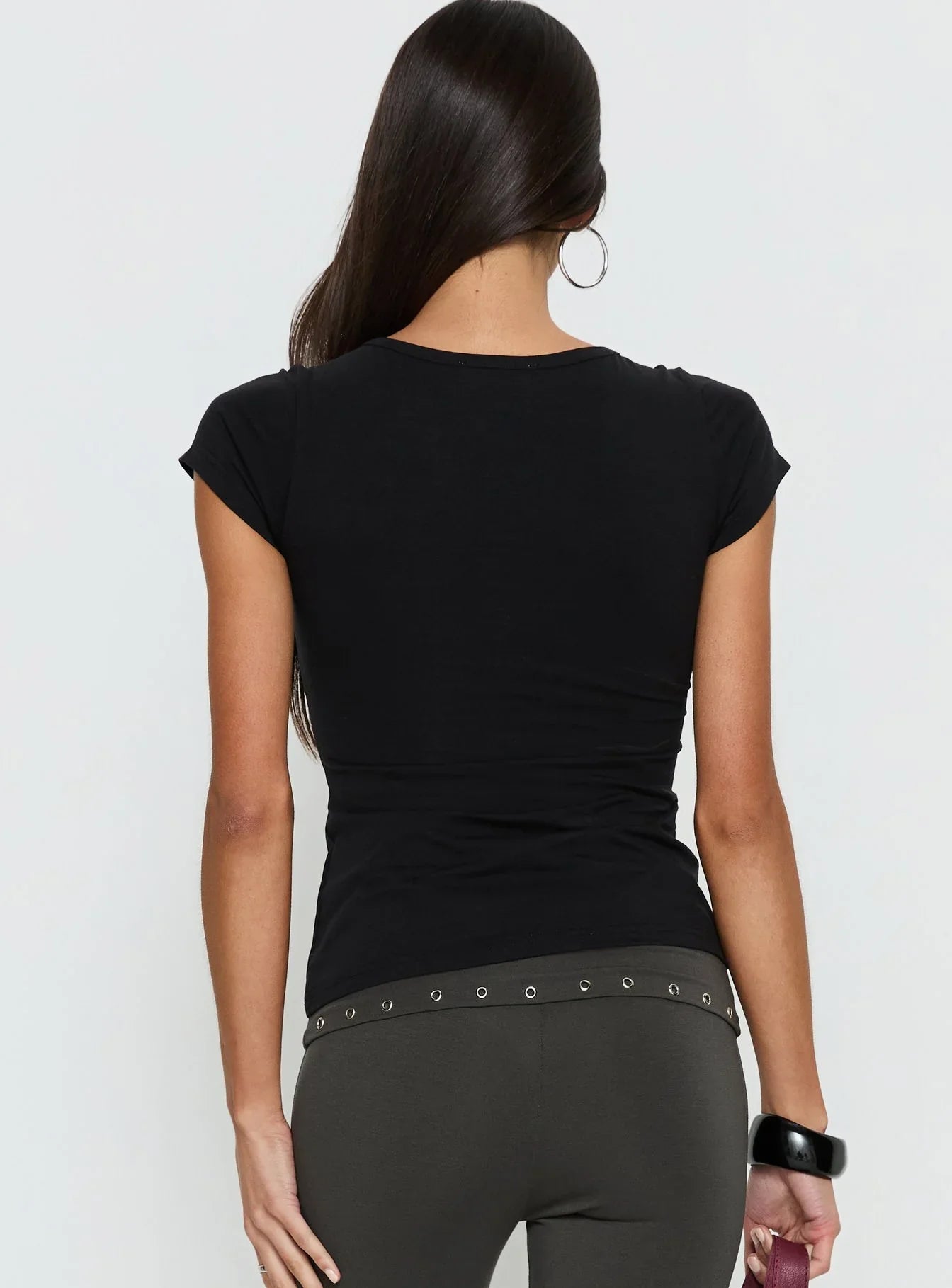 Ride Or Die Graphic Top Black Yellow