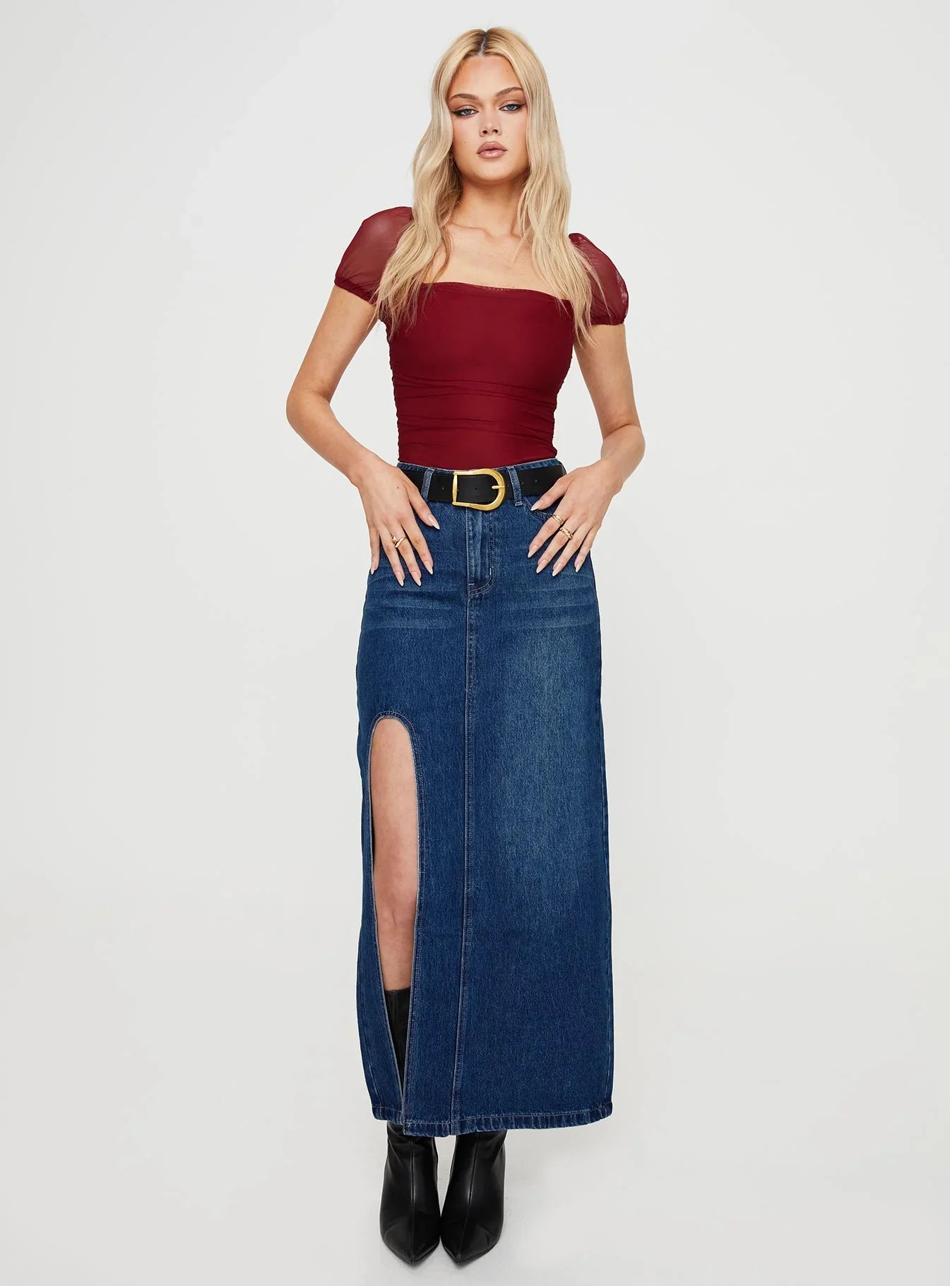 Dostan Bodysuit Burgundy