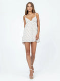 Koko Mini Dress White Floral