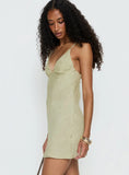 Makaia Balconette Mini Dress Sage
