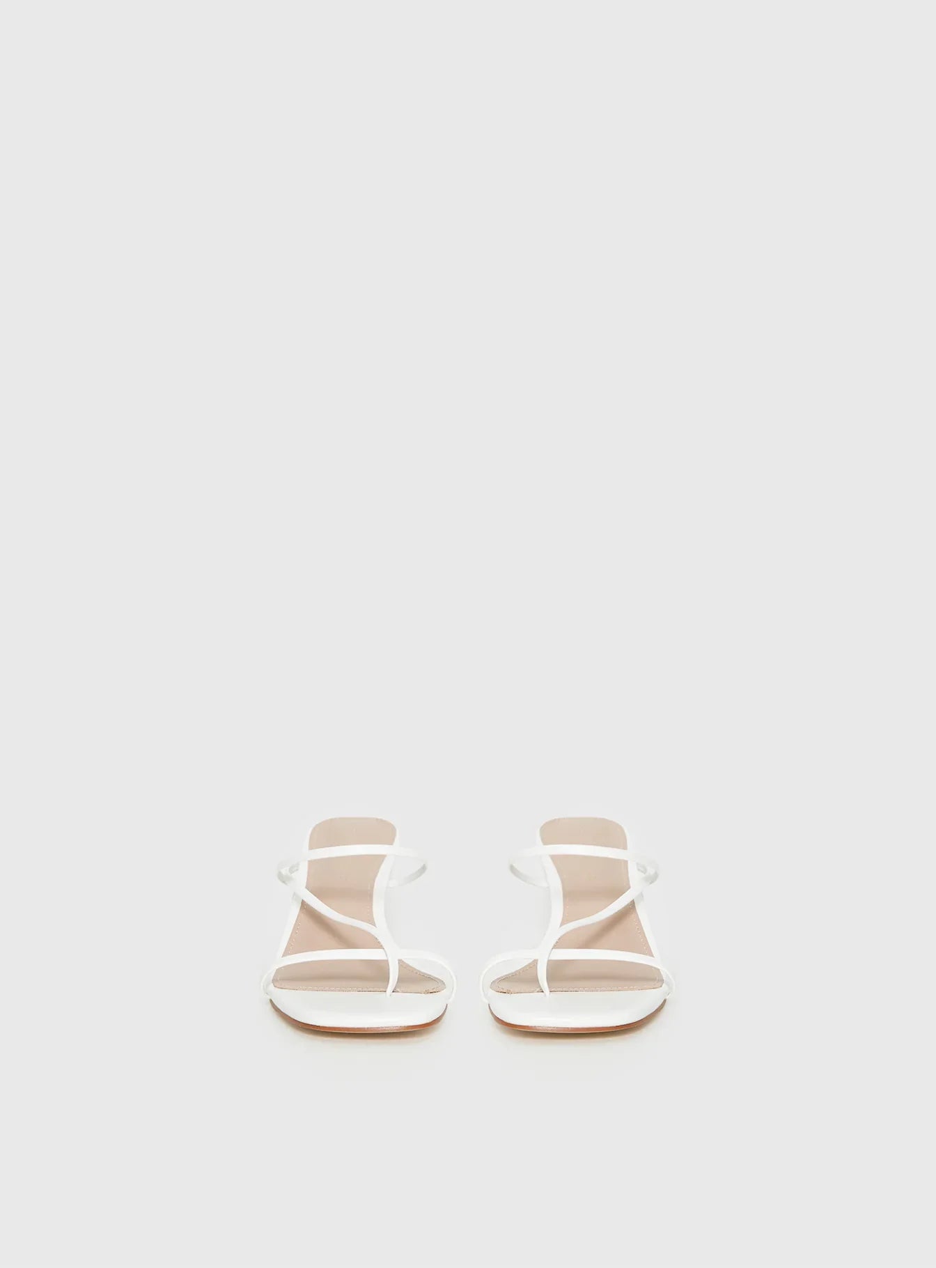 The Becka Heels White